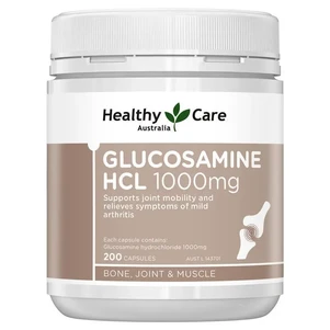 (PRE ORDER) Healthy Care Glucosamine HCL 1000mg 200 Capsules shelf life 2yrs